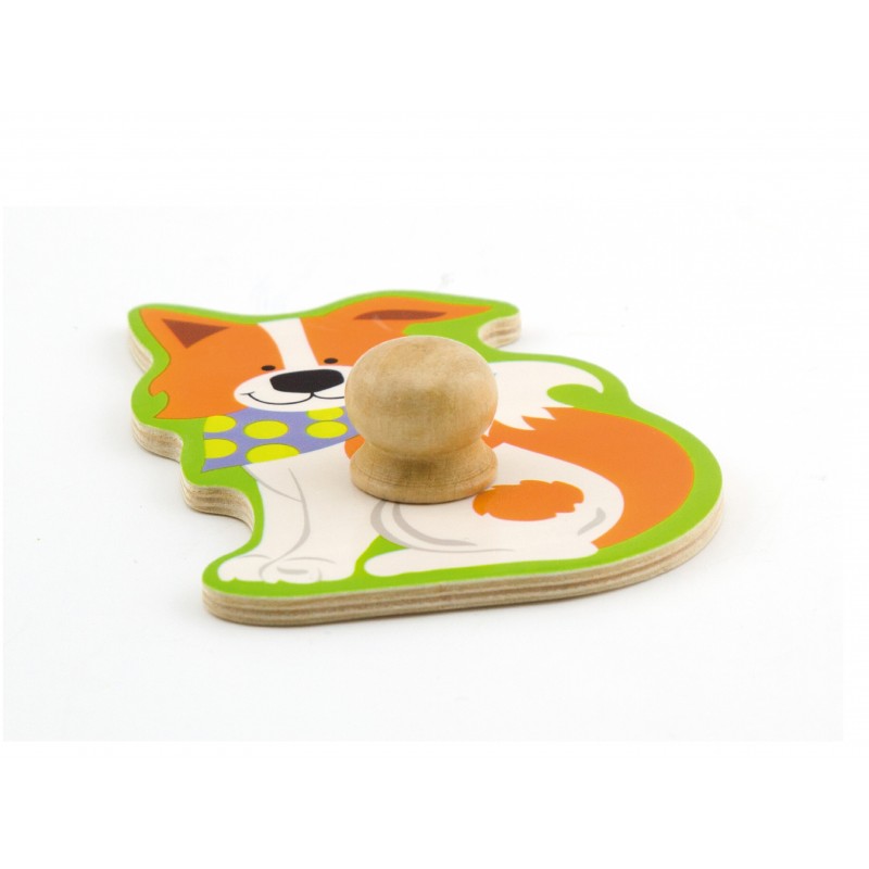 Puzzle cu manere - animale de la ferma